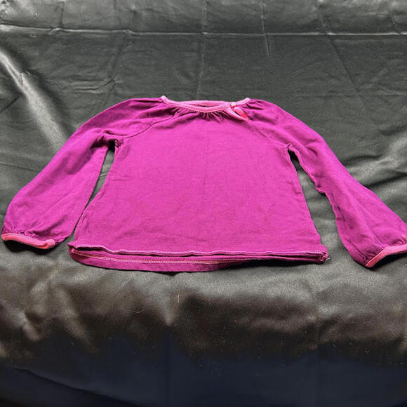Old Navy Other - Old Navy girls purple and pink trim long sleeve shirt